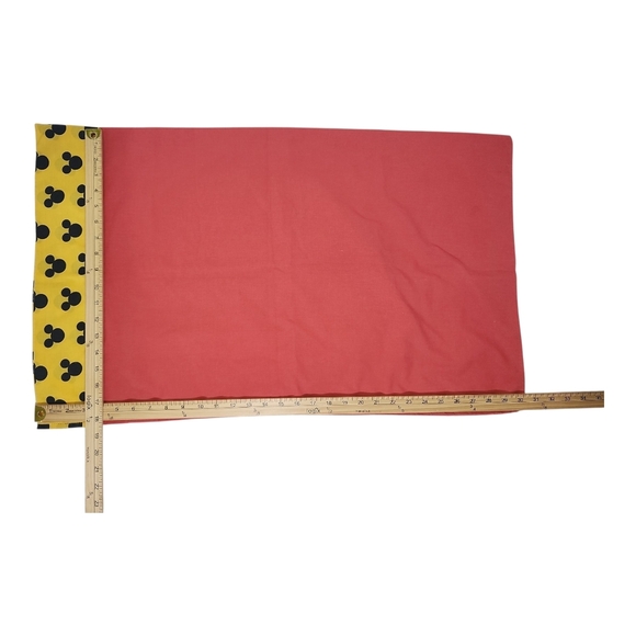 Disney Red Pillowcase with Yellow Accents - Picture 3 of 4